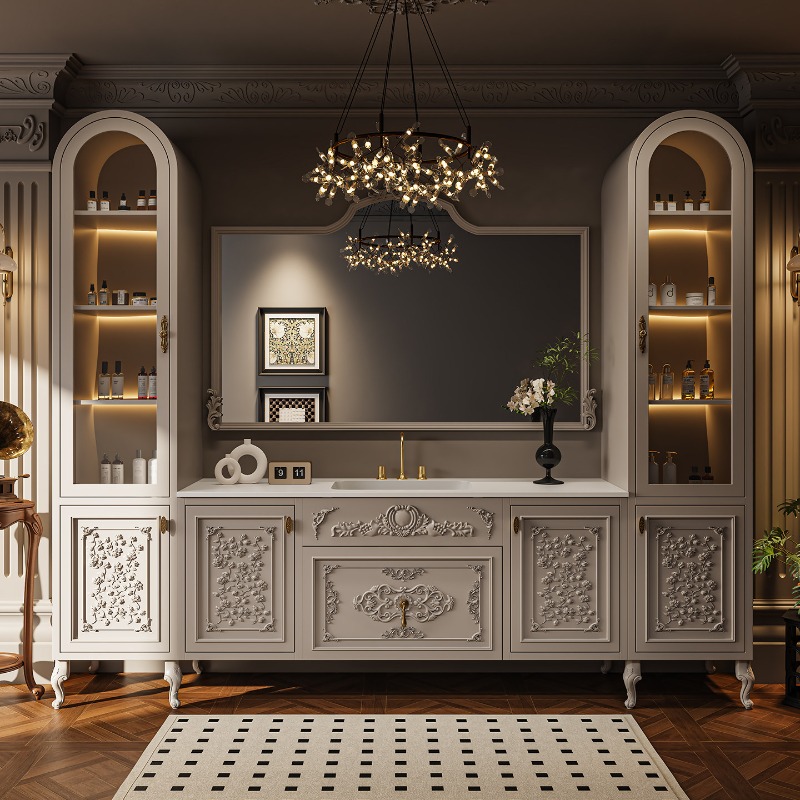 Luxury Skincare Accessories - Armário Organizador de Banheiro de Luxo