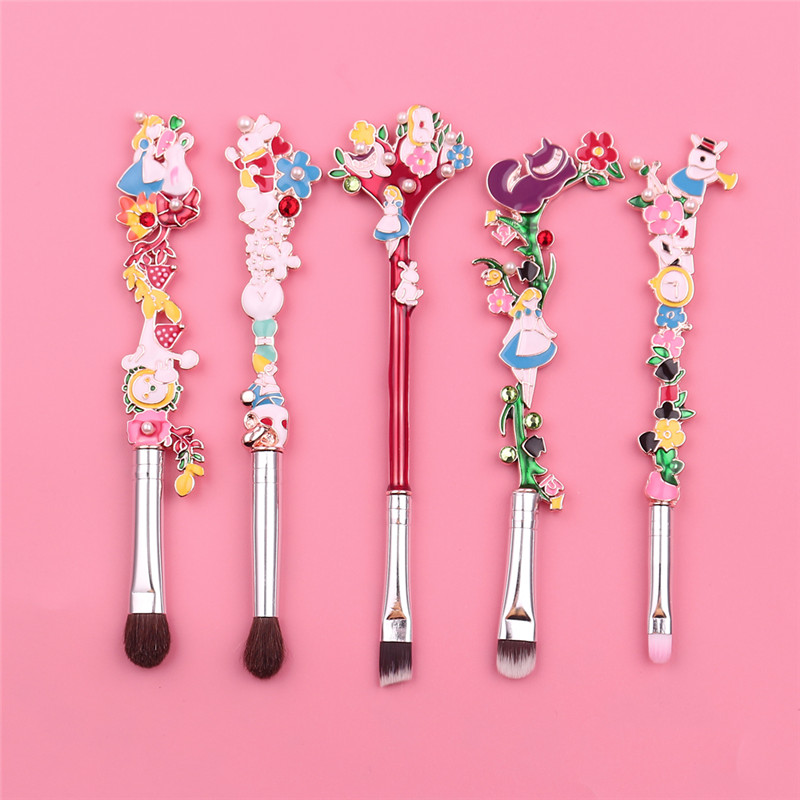 Luxo 5 PÇS/SET Pincéis de Maqu - Luxury Skincare Accessories avaliação e preço