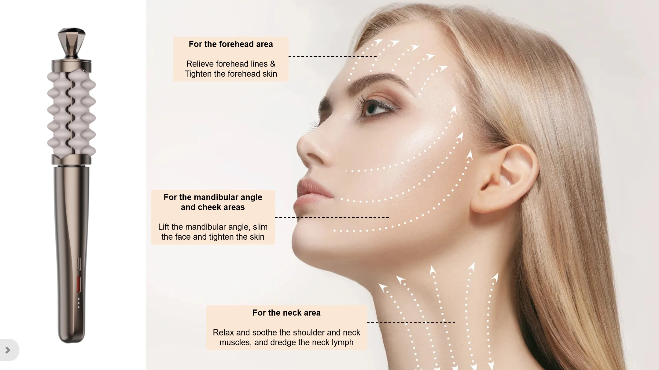Nova Varinha de Massagem Facia - Luxury Skincare Accessories avaliação e preço